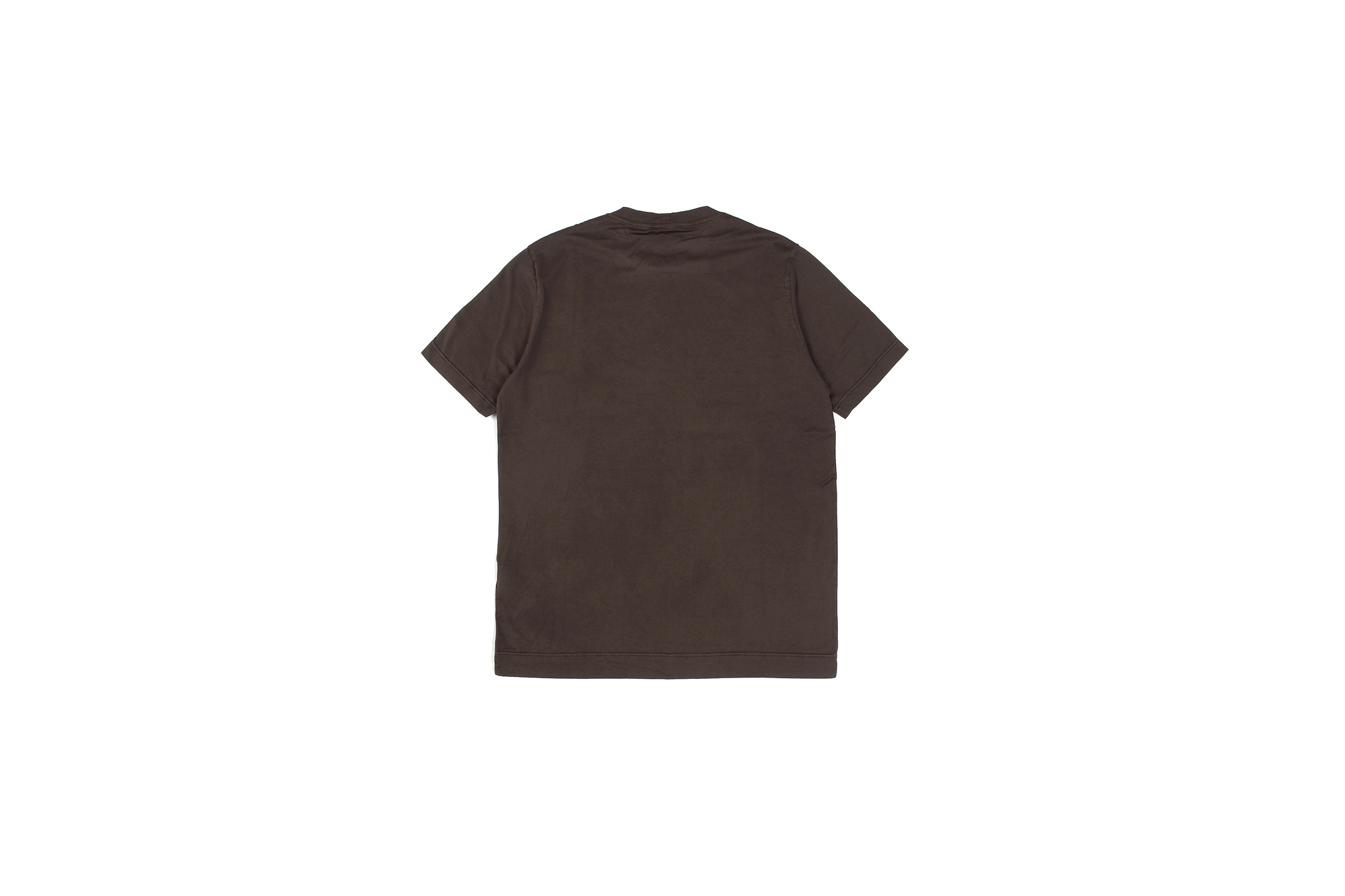 FEDELI(フェデーリ) Crew Neck T-shirt (クルーネック Tシャツ) ギザコットン Tシャツ BROWN (ブラウン・811) made in italy (イタリア製) 2020 春夏 【ご予約開始】愛知 名古屋 altoediritto アルトエデリット TEE