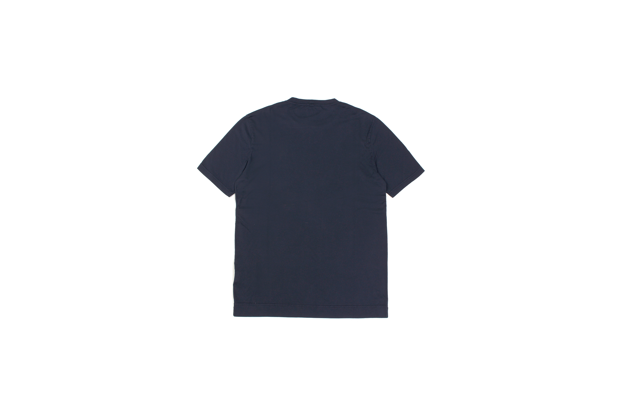 FEDELI(フェデーリ) Crew Neck T-shirt (クルーネック Tシャツ) ギザコットン Tシャツ NAVY (ネイビー・628) made in italy (イタリア製) 2020 春夏 【ご予約開始】愛知 名古屋 altoediritto アルトエデリット TEE