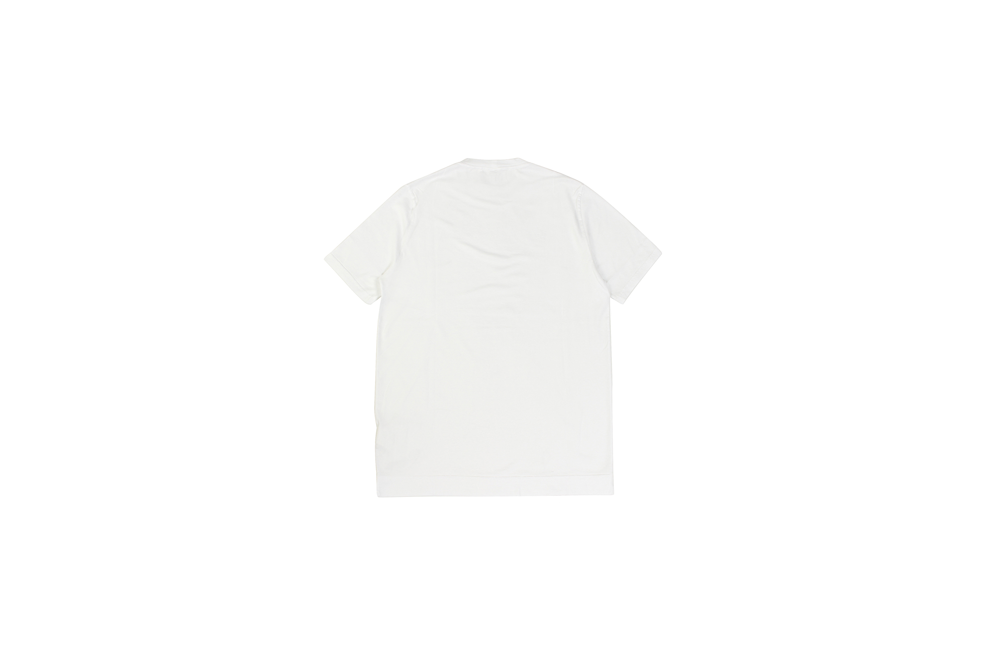 FEDELI(フェデーリ) Crew Neck T-shirt (クルーネック Tシャツ) ギザコットン Tシャツ WHITE (ホワイト・41) made in italy (イタリア製) 2020 春夏 【ご予約開始】愛知 名古屋 altoediritto アルトエデリット TEE