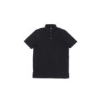 FEDELI(フェデーリ) Piquet Polo Shirt (ピケ ポロシャツ) カノコ ポロシャツ BLACK (ブラック・36) made in italy (イタリア製)2020 春夏 【ご予約開始】のイメージ