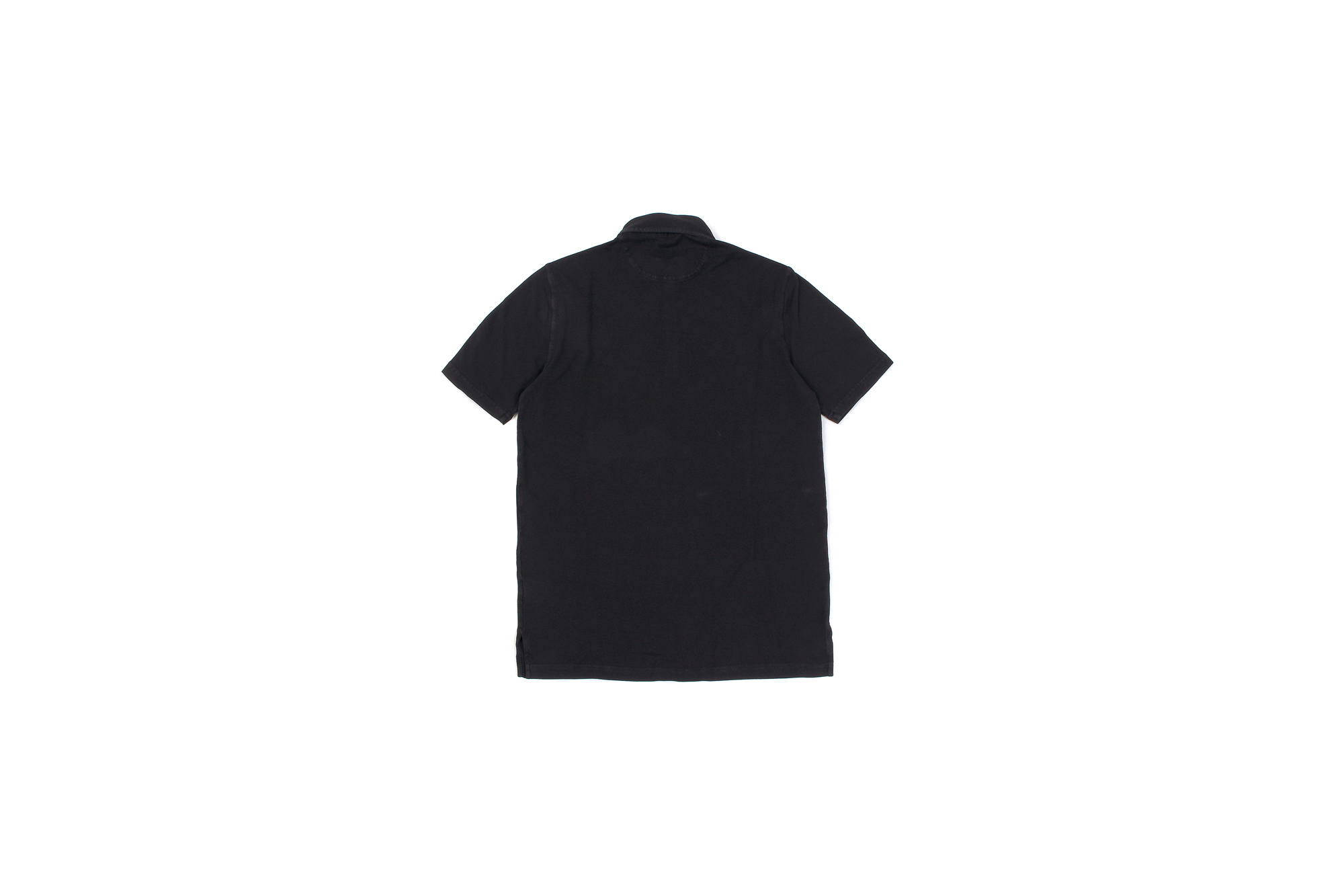 FEDELI(フェデーリ) Piquet Polo Shirt (ピケ ポロシャツ) カノコ ポロシャツ BLACK (ブラック・36) made in italy (イタリア製)2020 春夏 【ご予約開始】愛知 名古屋 altoediritto アルトエデリット ポロ