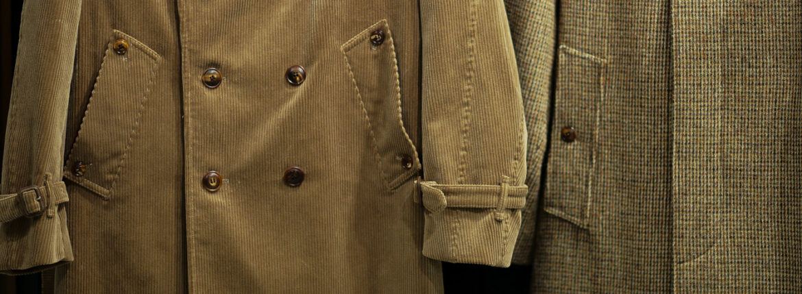 GRENFELL (グレンフェル) KENSINGTON2 CORDUROY (ケンジントン2 コーデュロイ) コーデュロイ トレンチコート BEIGE (ベージュ・33) Made in England (イギリス製) 2020 秋冬 【ご予約受付中】のイメージ