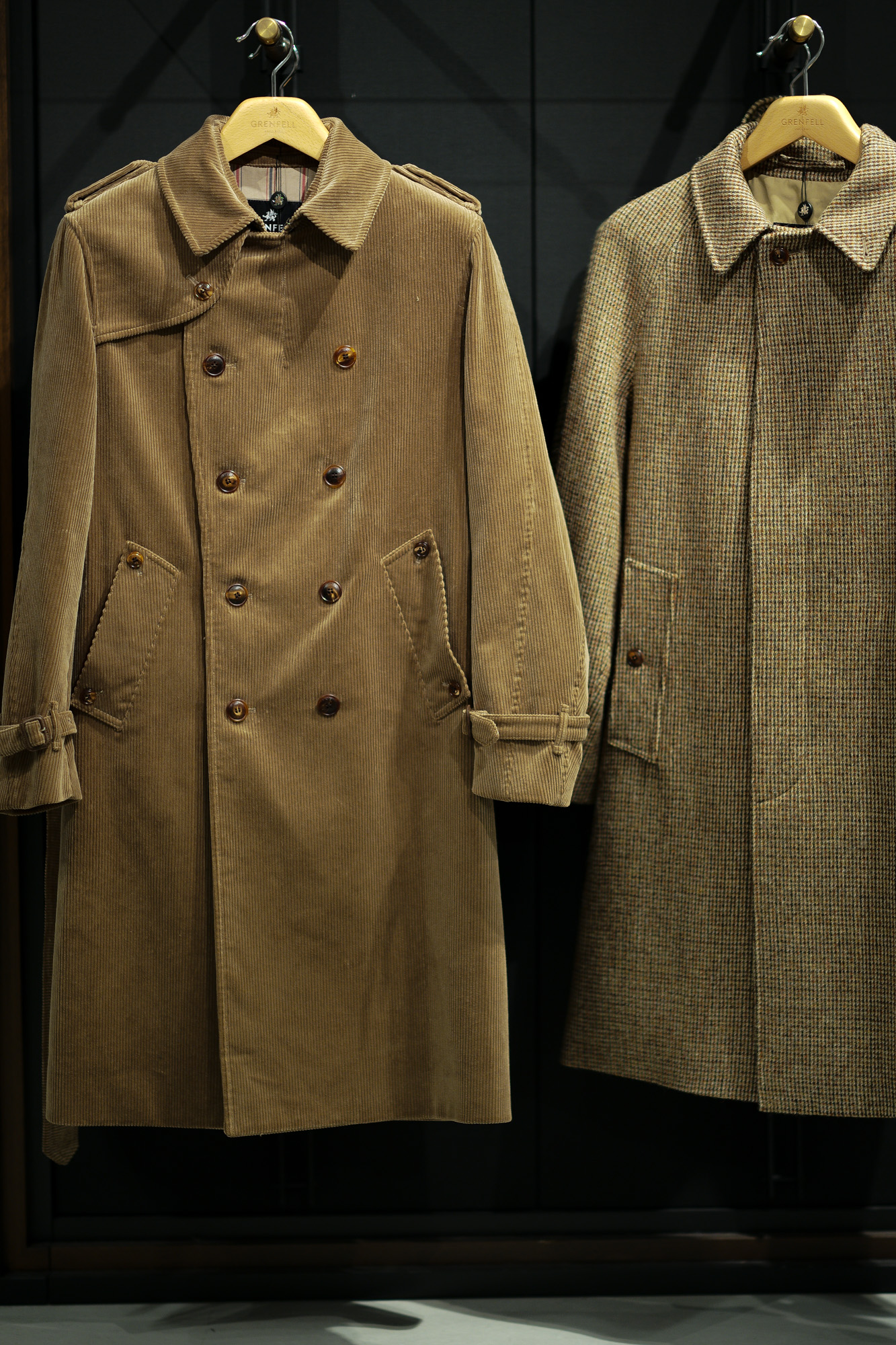 GRENFELL / グレンフェル (2020 秋冬 プレ 展示会) 愛知 名古屋 altoediritto アルトエデリット ken2long トレンチコート trench coat コーデュロイトレンチコート