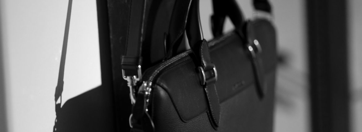 J&M DAVIDSON // Men's Collection "WORK TOTE" 2019AW ジェイアンドエムデヴィッドソン WORK TOTE Calf Leather ブルーフケース BLACK(ブラック・999) 2019 秋冬新作 愛知 名古屋 altoediritto アルトエデリット レザーバック ビジネスバック