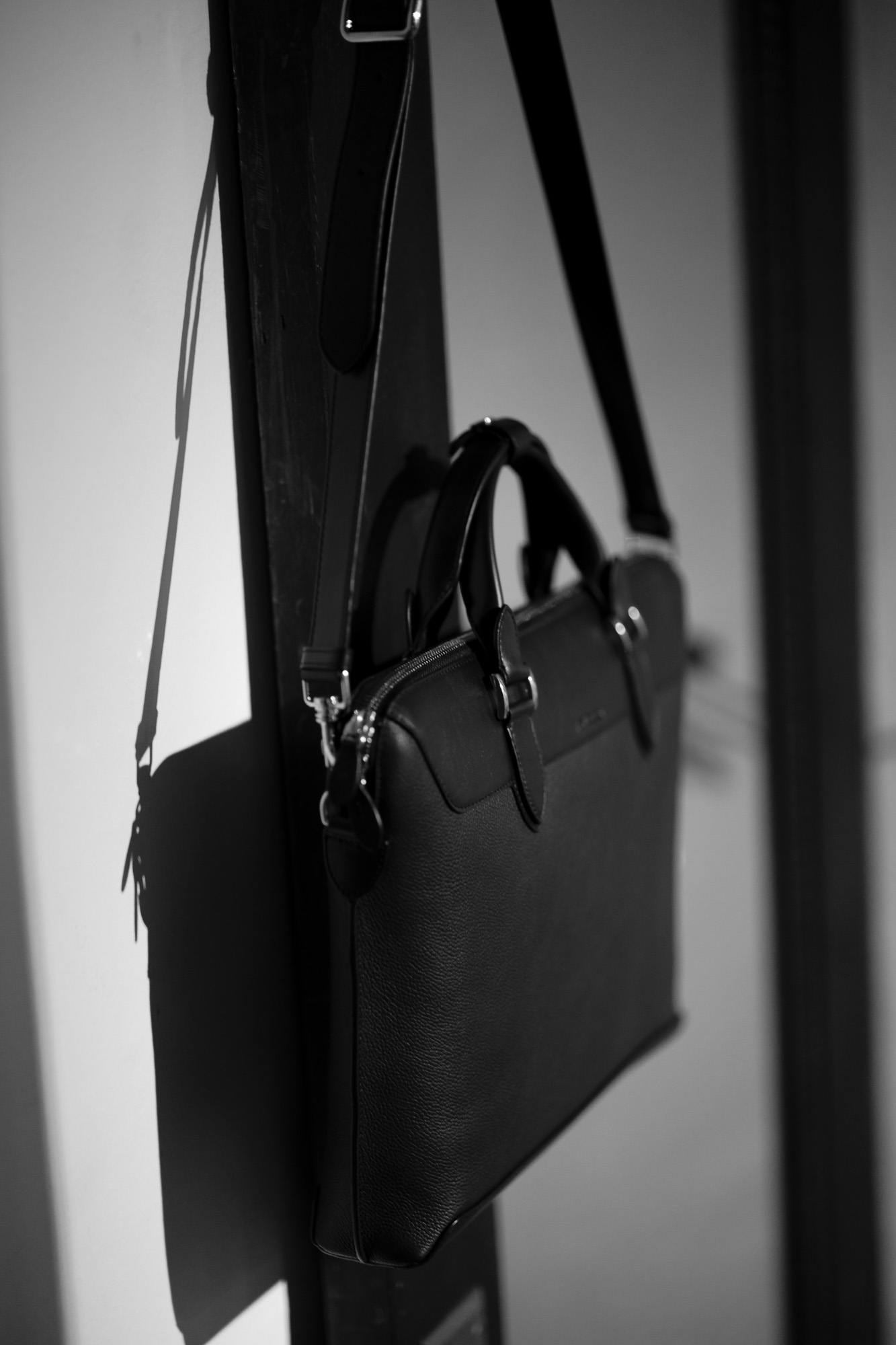 J&M DAVIDSON // Men's Collection "WORK TOTE" 2019AW ジェイアンドエムデヴィッドソン  WORK TOTE Calf Leather ブルーフケース BLACK(ブラック・999) 2019 秋冬新作 愛知 名古屋 altoediritto アルトエデリット レザーバック ビジネスバック