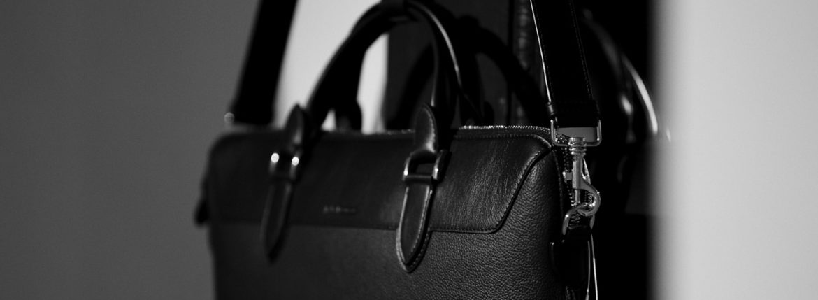 J&M DAVIDSON // Men's Collection "WORK TOTE" 2019AW ジェイアンドエムデヴィッドソン WORK TOTE Calf Leather ブルーフケース BLACK(ブラック・999) 2019 秋冬新作 愛知 名古屋 altoediritto アルトエデリット レザーバック ビジネスバック