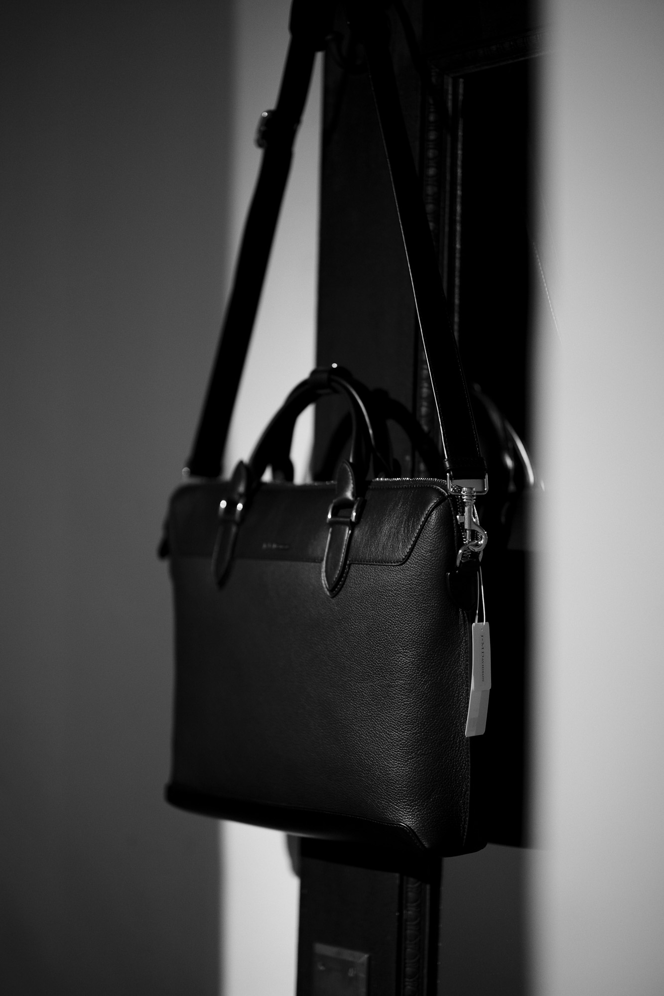 J&M DAVIDSON // Men's Collection "WORK TOTE" 2019AW ジェイアンドエムデヴィッドソン  WORK TOTE Calf Leather ブルーフケース BLACK(ブラック・999) 2019 秋冬新作 愛知 名古屋 altoediritto アルトエデリット レザーバック ビジネスバック