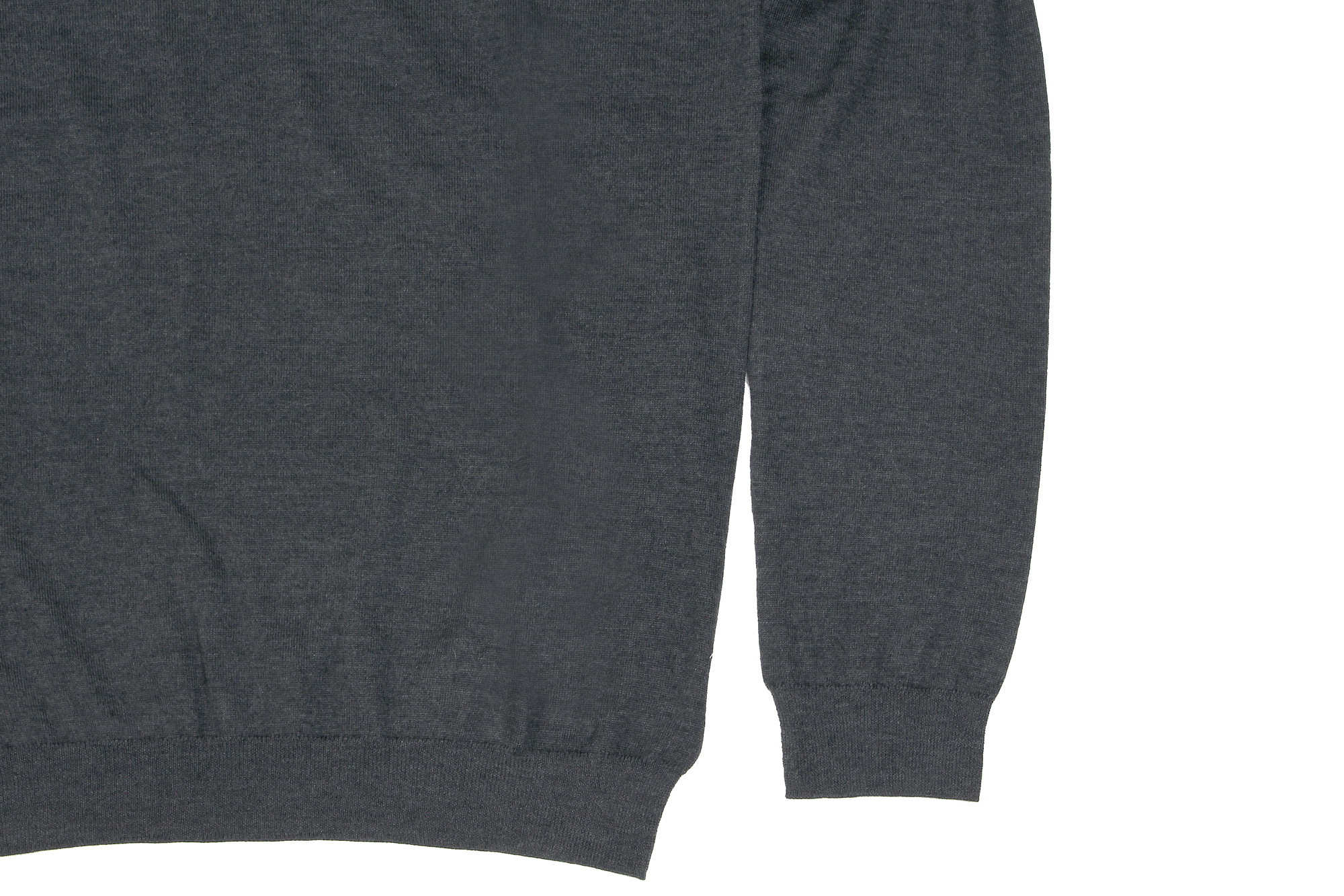 ZANONE(ザノーネ) Cashmere Crew Neck Sweater (カシミア クルーネック セーター) 18ゲージ カシミア ニット セーター CHARCOAL (チャコール・Z4944) made in italy (イタリア製) 2019 秋冬新作 愛知 名古屋 altoediritto アルトエデリット