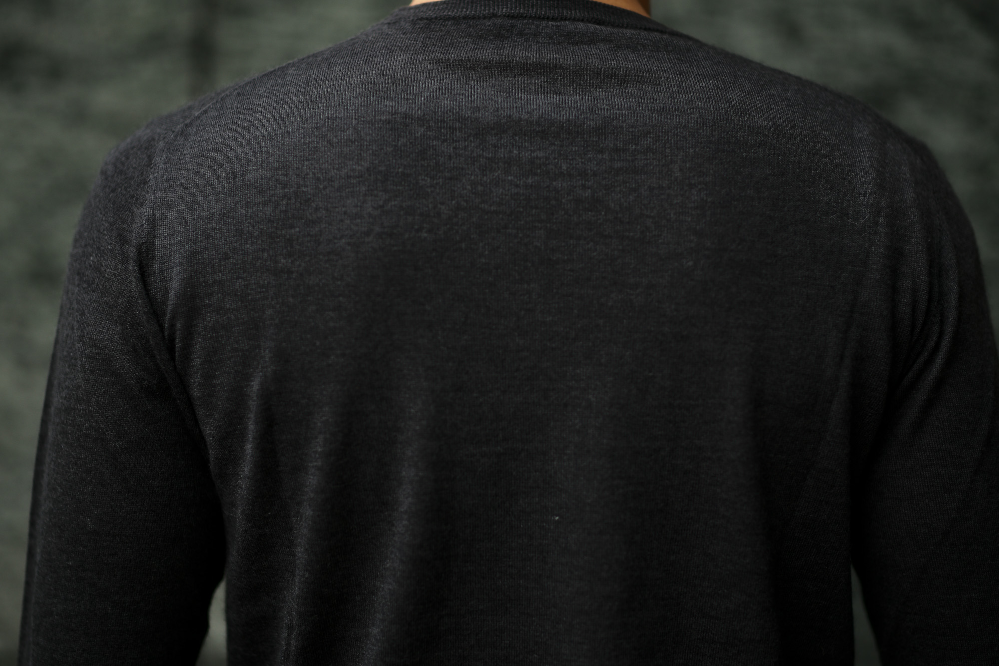 ZANONE(ザノーネ) Cashmere Crew Neck Sweater (カシミア クルーネック セーター) 18ゲージ カシミア ニット セーター CHARCOAL (チャコール・Z4944) made in italy (イタリア製) 2019 秋冬新作  愛知 名古屋 altoediritto アルトエデリット