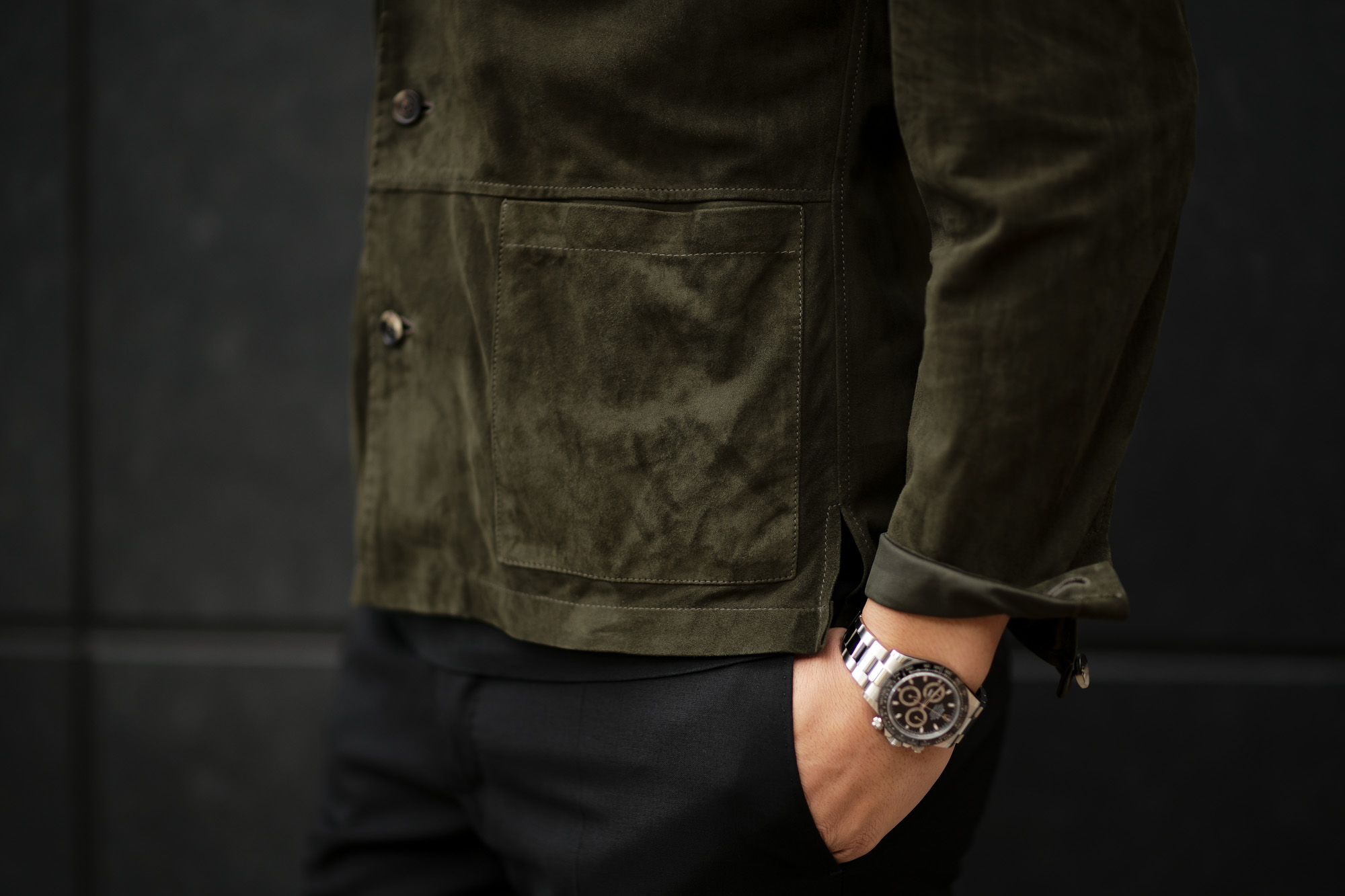 Alfredo Rifugio (アルフレード リフージオ) 20E326HM CAMOSCIO Summer Suede Leather Shirts サマースウェード レザーシャツ OLIVE(オリーブ) made in italy (イタリア製) 2020 春夏 【ご予約受付中】alfredorifujio アルフレードリフージオ 愛知 名古屋 Alto e Diritto アルト エ デリット alto e diritto アルトエデリット レザージャケット 素肌にレザー 42,44,46,48,50,52