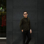 Alfredo Rifugio (アルフレード リフージオ) 20E326HM CAMOSCIO Summer Suede Leather Shirts サマースウェード レザーシャツ OLIVE(オリーブ) made in italy (イタリア製) 2020 春夏 【ご予約受付中】のイメージ