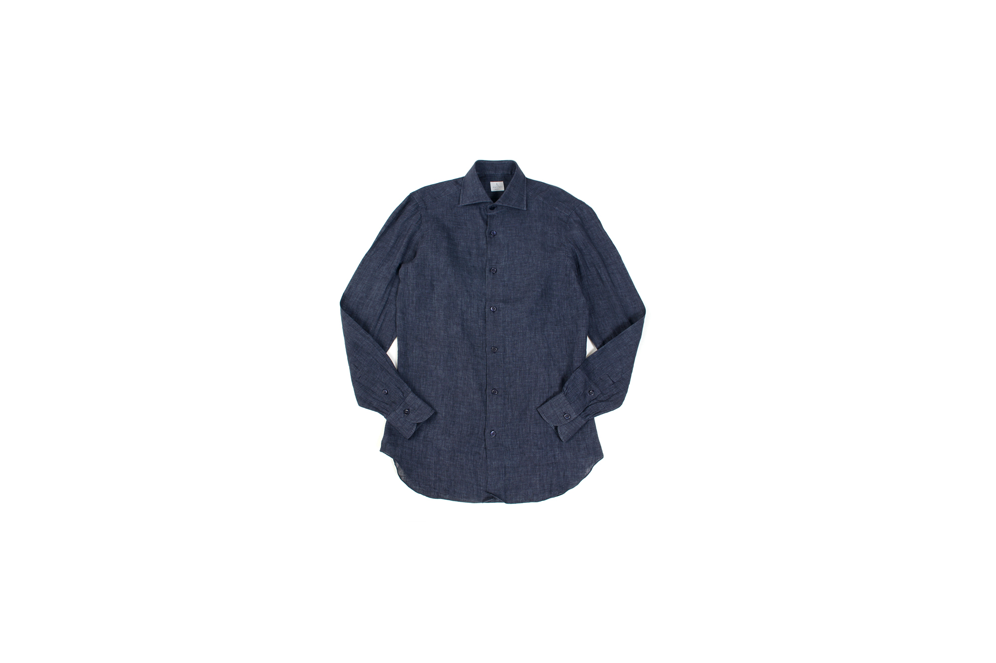 AVINO Laboratorio Napoletano(アヴィーノ・ラボラトリオ・ナポレターノ) Linen Dress Shirts (リネン ドレス シャツ) リネン100% ワイドカラー シャツ NAVY (ネイビー) made in italy (イタリア製) 2020 春夏 【ご予約開始】 愛知 名古屋 altoediritto アルトエデリット リネンシャツ