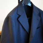 cuervo bopoha(クエルボ ヴァローナ) Sartoria Collection (サルトリア コレクション) Rooster (ルースター) Ermenegildo Zegna エルメネジルド・ゼニア シャドーストライプ スーツ DARK NAVY (ダークネイビー) MADE IN JAPAN (日本製) 2019 【オーダー分入荷】のイメージ