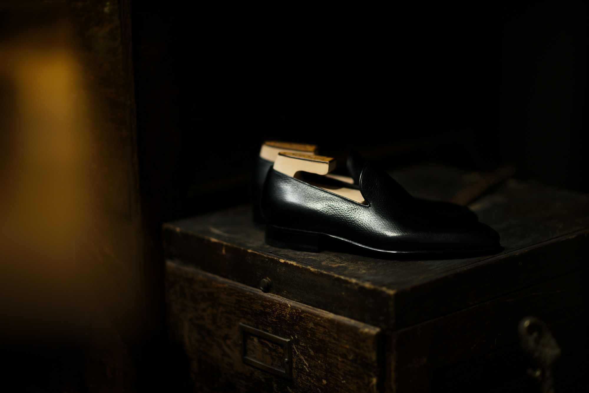 ENZO BONAFE(エンツォボナフェ) ART.3921 SLIP ON スリッポン INCA Leather ドレスシューズ スリッポン NERO (ブラック) made in italy (イタリア製) enzobonafe エンツォボナフェ ローファー zodiac nagoya alto e diritto altoediritto アルトエデリット