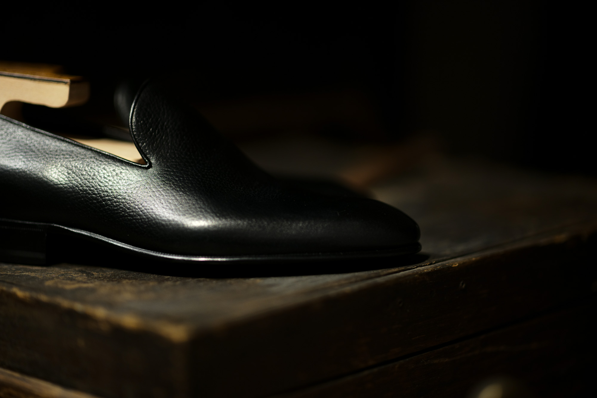 ENZO BONAFE(エンツォボナフェ) ART.3921 SLIP ON スリッポン INCA Leather ドレスシューズ スリッポン NERO (ブラック) made in italy (イタリア製) enzobonafe エンツォボナフェ ローファー zodiac nagoya alto e diritto altoediritto アルトエデリット