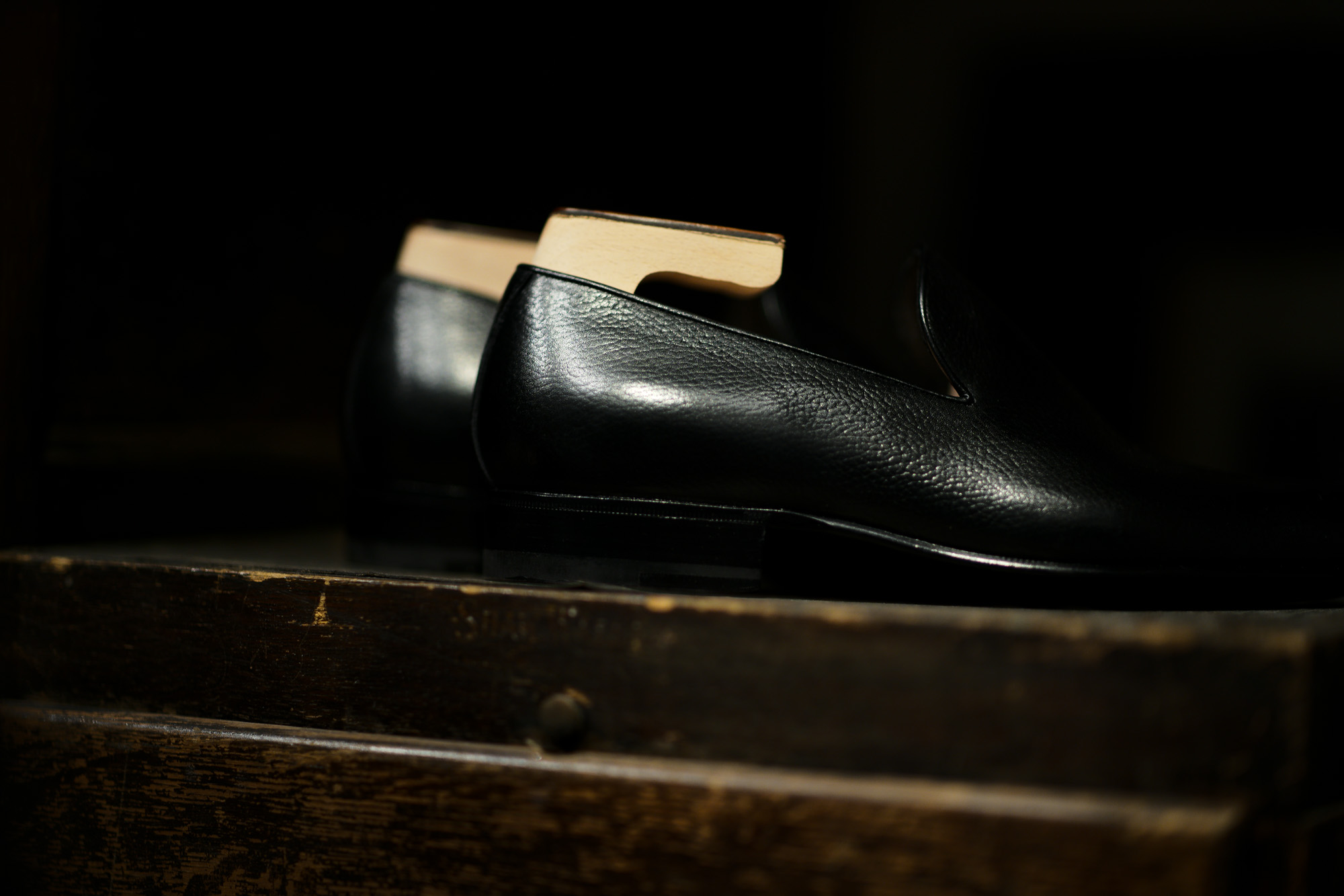 ENZO BONAFE(エンツォボナフェ) ART.3921 SLIP ON スリッポン INCA Leather ドレスシューズ スリッポン NERO (ブラック) made in italy (イタリア製) enzobonafe エンツォボナフェ ローファー zodiac nagoya alto e diritto altoediritto アルトエデリット