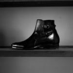 ENZO BONAFE(エンツォボナフェ) ART.3995 Double strap boot Du Puy Vitello デュプイ社ボックスカーフ ダブルストラップブーツ NERO (ブラック) made in italy (イタリア製) 2020 秋冬 【ご予約受付中】のイメージ
