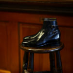 ENZO BONAFE(エンツォボナフェ) ART.3995 Double strap boot Du Puy Vitello デュプイ社ボックスカーフ ダブルストラップブーツ NERO (ブラック) made in italy (イタリア製) 2020 秋冬 【ご予約受付中】のイメージ