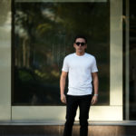 FEDELI(フェデーリ) Crew Neck T-shirt (クルーネック Tシャツ) ギザコットン Tシャツ WHITE (ホワイト・41) made in italy (イタリア製) 2020 春夏 【ご予約受付中】のイメージ