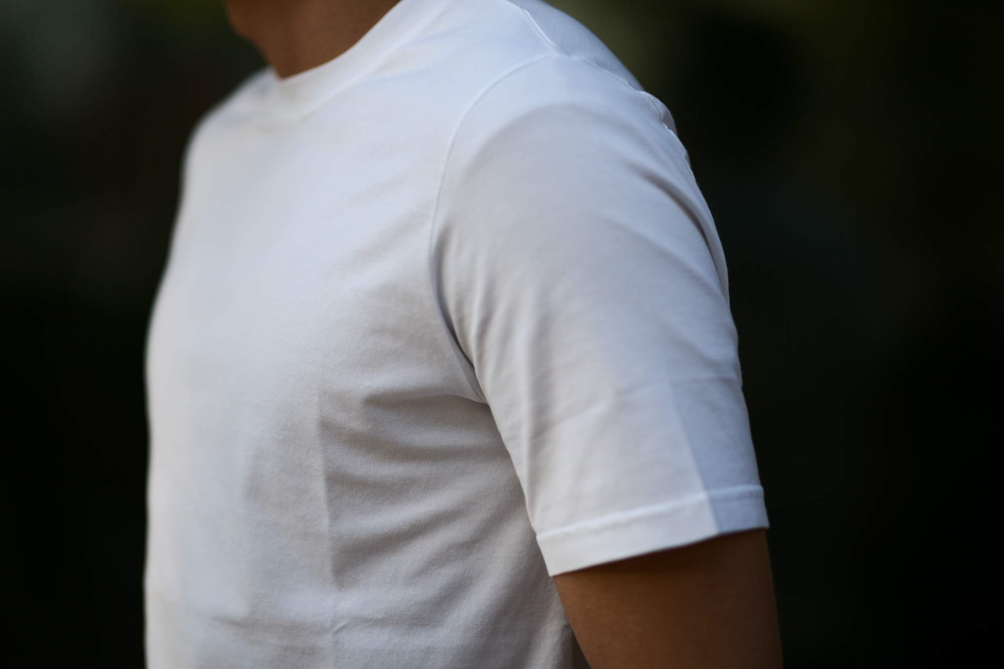 FEDELI(フェデーリ) Crew Neck T-shirt (クルーネック Tシャツ) ギザコットン Tシャツ WHITE (ホワイト・41) made in italy (イタリア製) 2020 春夏 【ご予約受付中】 愛知 名古屋 altoediritto アルトエデリット TEE