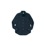 Finamore (フィナモレ) SEUL ITALIAN COLOR STRETCH COTTON SHIRTS ストレッチコットン ワンピースカラー シャツ NAVY (ネイビー) made in italy (イタリア製) 2020 春夏新作のイメージ