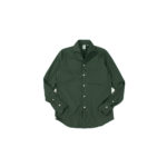 Finamore (フィナモレ) SEUL ITALIAN COLOR STRETCH COTTON SHIRTS ストレッチコットン ワンピースカラー シャツ OLIVE (オリーブ) made in italy (イタリア製) 2020 春夏新作のイメージ