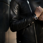 FIXER(フィクサー) LEATHER BRACELET 925 STERLING SILVER(925 スターリングシルバー) カーフ レザー ブレスレット BLACK (ブラック) 【SOLD OUT】 愛知 名古屋 altoediritto アルトエデリット クロコダイル ブレスレット バングル