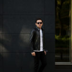 Georges de Patricia (ジョルジュ ド パトリシア) Huracan(ウラカン) 925 STERLING SILVER (925 スターリングシルバー) Super Soft Sheepskin ダブル ライダース ジャケット NOIR (ブラック) 2020のイメージ