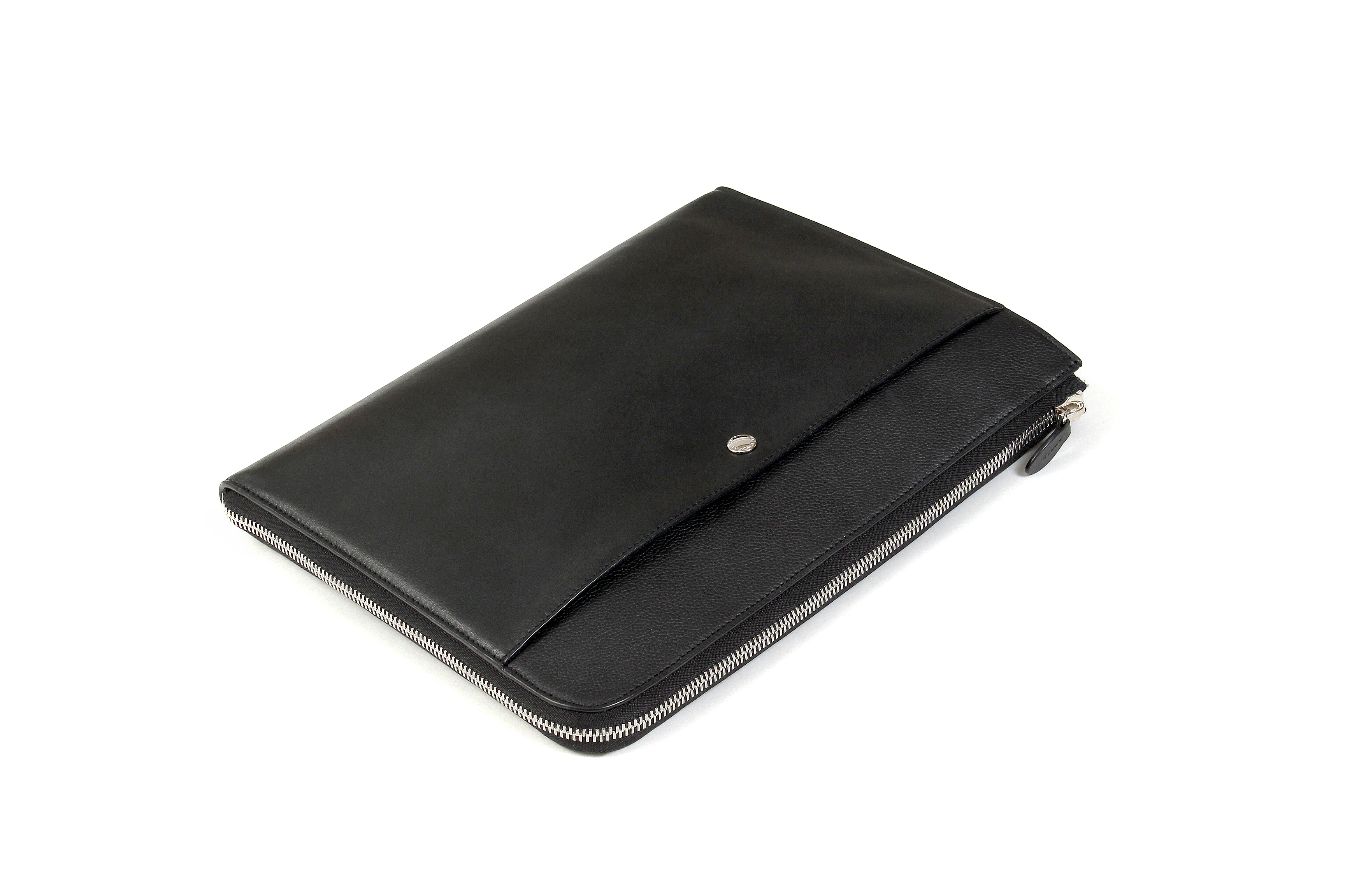 J&M DAVIDSON(ジェイアンドエムデヴィッドソン) PORTFOLIO POUCH (ポートフォリオポーチ) カーフレザー クラッチバッグ BLACK (ブラック・999) Made in spain (スペイン製) 2019 秋冬新作 愛知 名古屋 altoediritto アルトエデリット