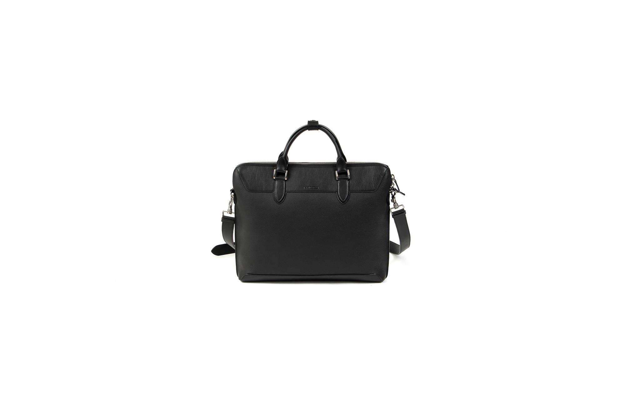 J&M DAVIDSON(ジェイアンドエムデヴィッドソン) WORK TOTE (ワークトート) カーフレザー ブリーフケース BLACK (ブラック・999) Made in spain (スペイン製) 2019 秋冬新作 altoediritto アルトエデリット 愛知 名古屋