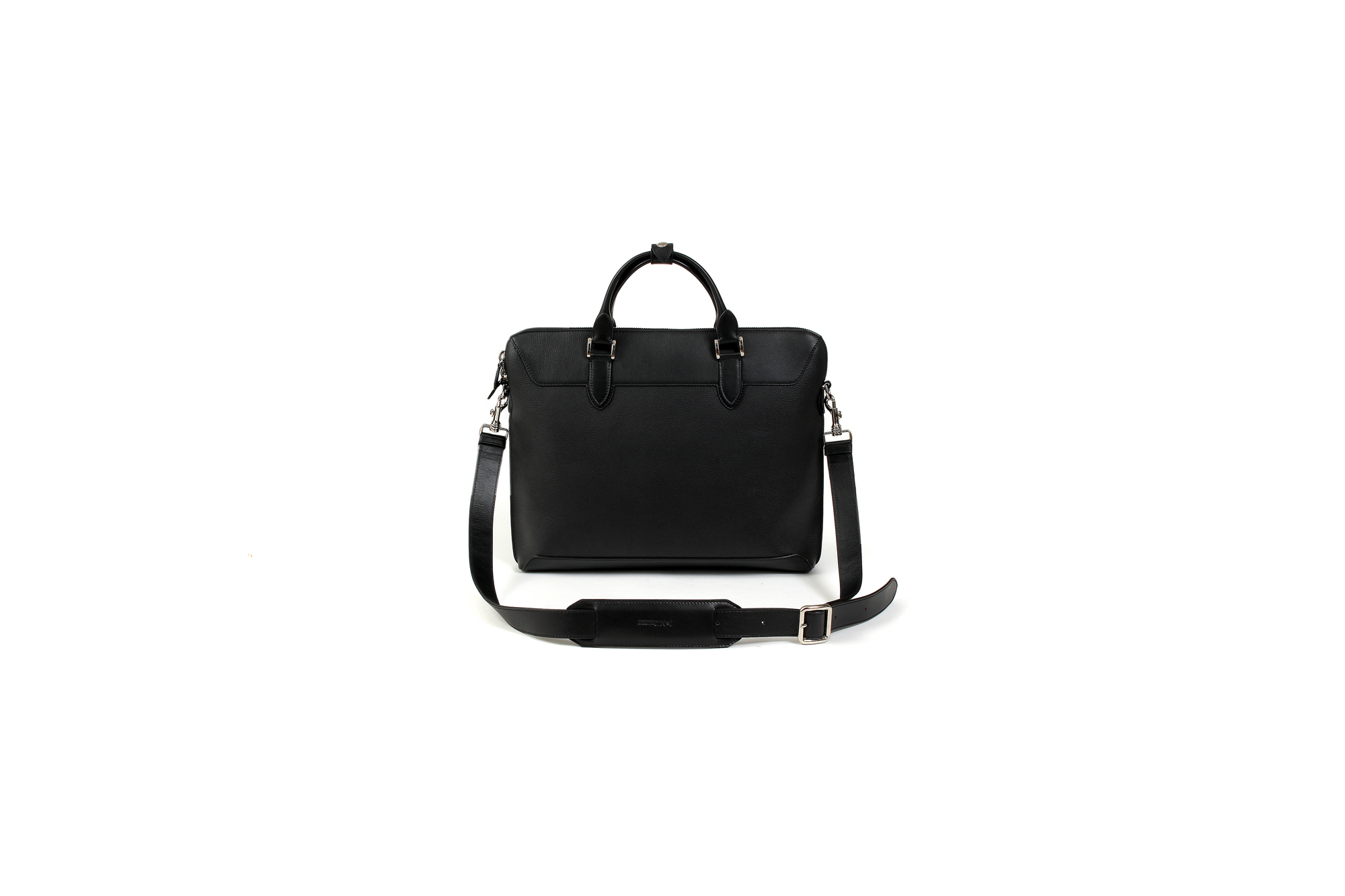 J&M DAVIDSON(ジェイアンドエムデヴィッドソン) WORK TOTE (ワークトート) カーフレザー ブリーフケース BLACK (ブラック・999) Made in spain (スペイン製) 2019 秋冬新作 altoediritto アルトエデリット 愛知 名古屋