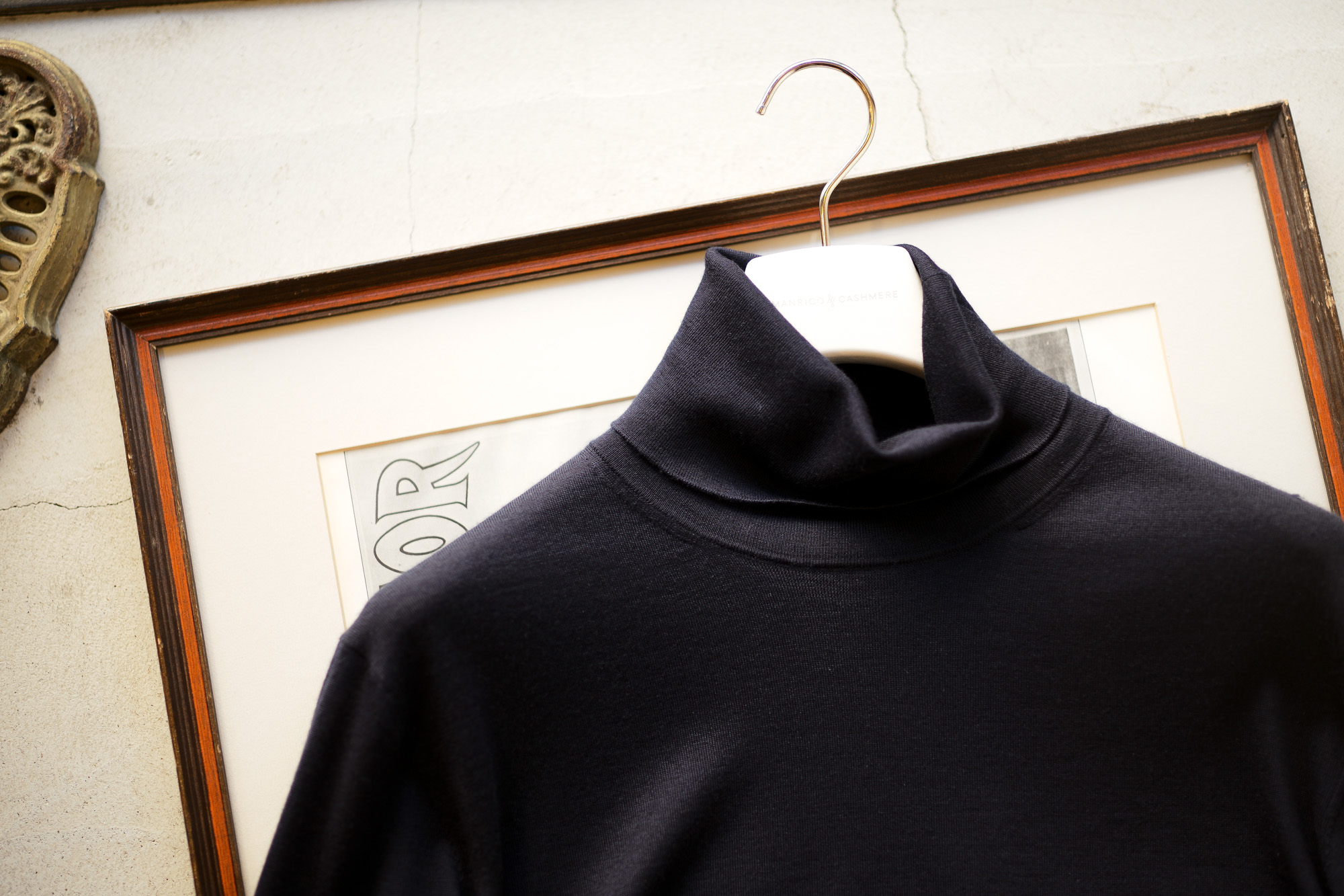 MANRICO CASHMERE "Silk Cashmere Wool" Turtle Neck Sweater M050 0002 2020AW マンリコカシミア カシミヤ シルク カシミヤ ウール ニット イタリア製 altoediritto アルトエデリット　愛知 名古屋