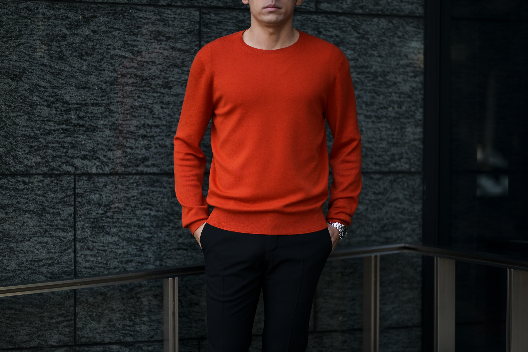 MANRICO CASHMERE(マンリコカシミア) “Super Cashmere” Crew Neck