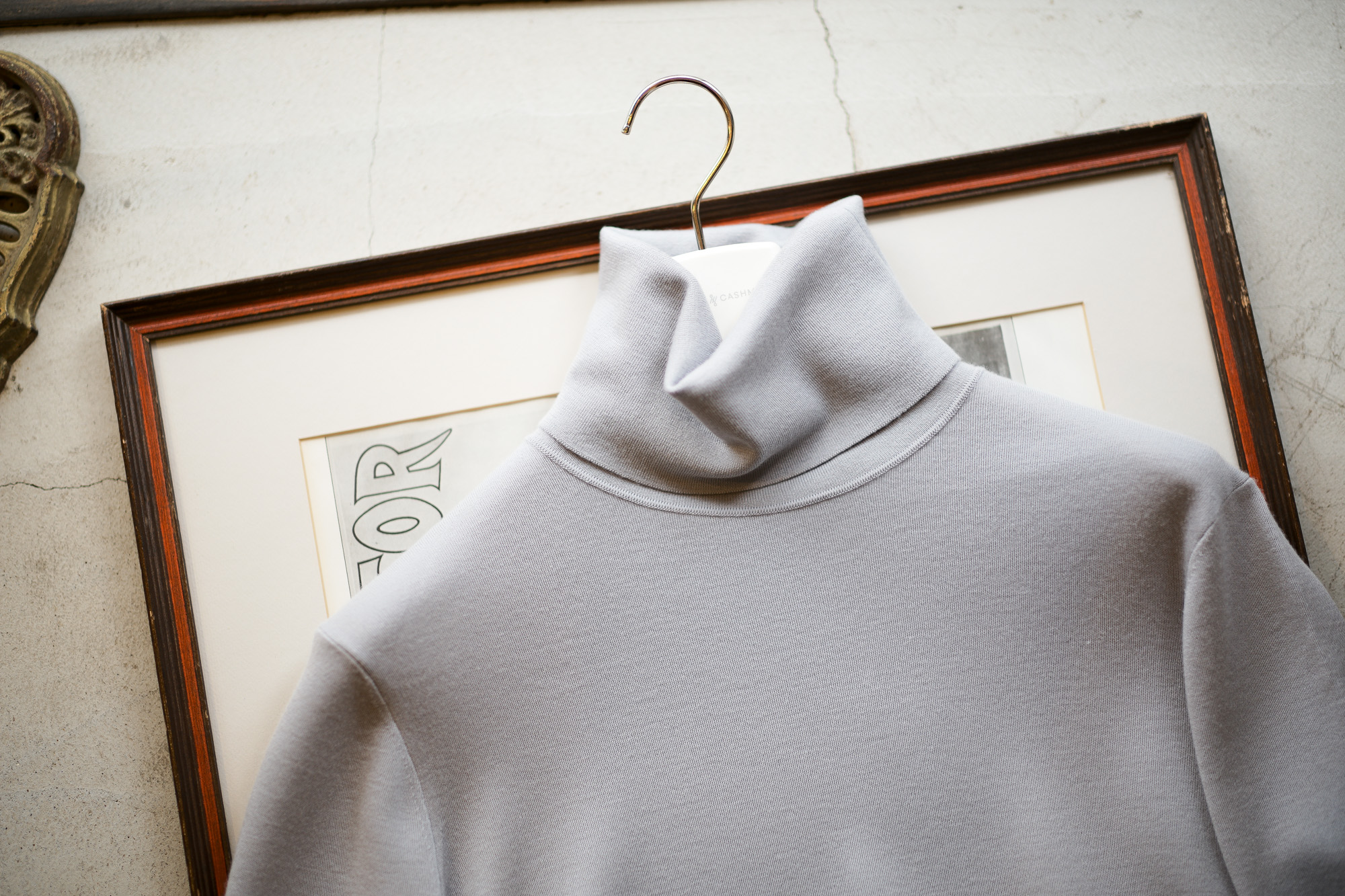 MANRICO CASHMERE "Super Cashmere" Turtle Neck Sweater M040 0002 2020AW マンリコカシミア スーパーカシミア Vネックセーター カシミヤ 愛知 名古屋 altoediritto アルトエデリット