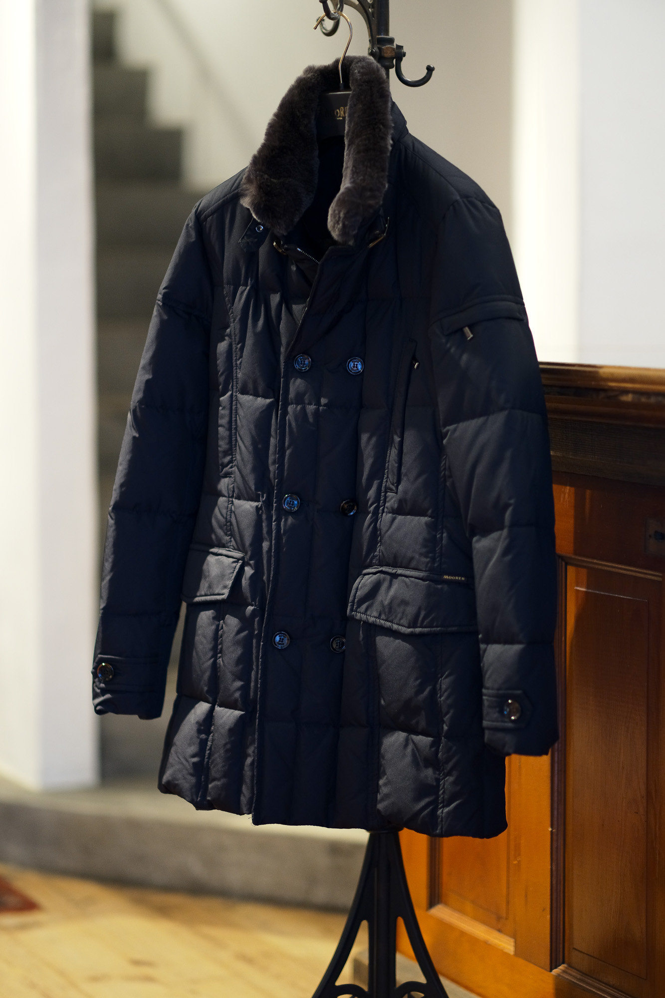 MOORER "MORRIS" Nylon Down Jacket  2020AW /// VISONE(ベージュ・33),MARMOTTA(ブラウン・35),BOSCO(オリーブ・56),ANTRACITE(チャコール・05),BLUE(ブルー・78),NERO(ブラック・08) 【2020 秋冬 受注会開催 2019.12.15～2020.1.05】ムーレー ボンド カシミヤコート 愛知 名古屋 altoediritto アルトエデリット ダウンコート ヘルシンキ