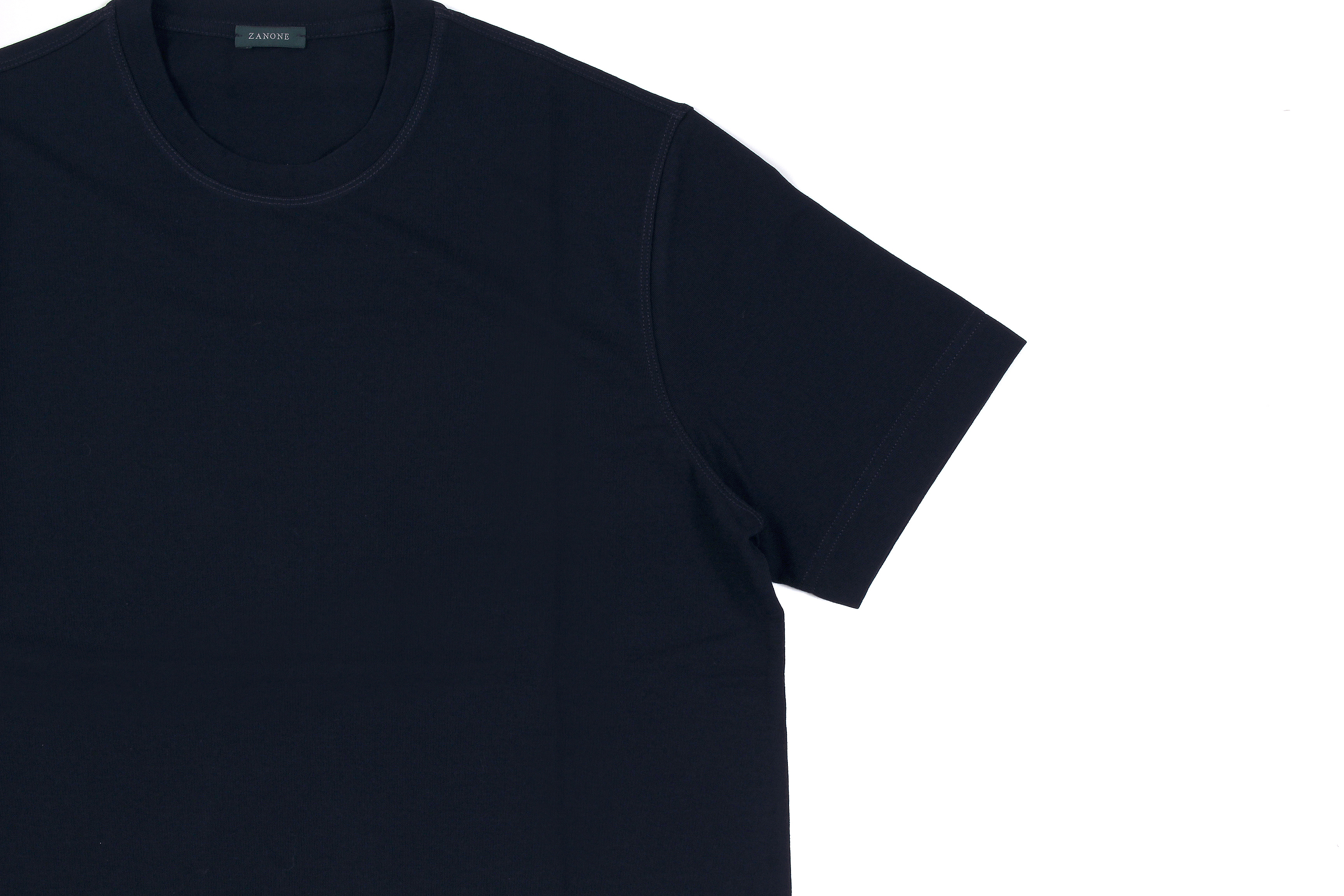 ZANONE(ザノーネ) Crew Neck T-shirt (クルーネックTシャツ) ice cotton アイスコットン Tシャツ NAVY (ネイビー・Z0542) MADE IN ITALY(イタリア製) 2020 春夏 【ご予約開始】愛知 名古屋 altoediritto アルトエデリット tee 夏Tシャツ