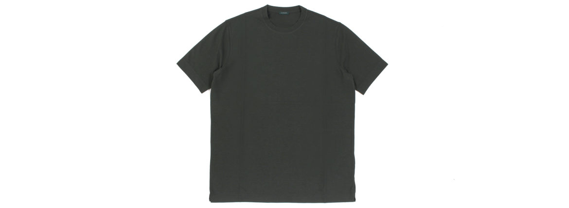 ZANONE(ザノーネ) Crew Neck T-shirt (クルーネックTシャツ) ice cotton アイスコットン Tシャツ OLIVE (オリーブ・Z0049) MADE IN ITALY(イタリア製) 2020 春夏 【ご予約開始】愛知 名古屋 altoediritto アルトエデリット tee 夏Tシャツ