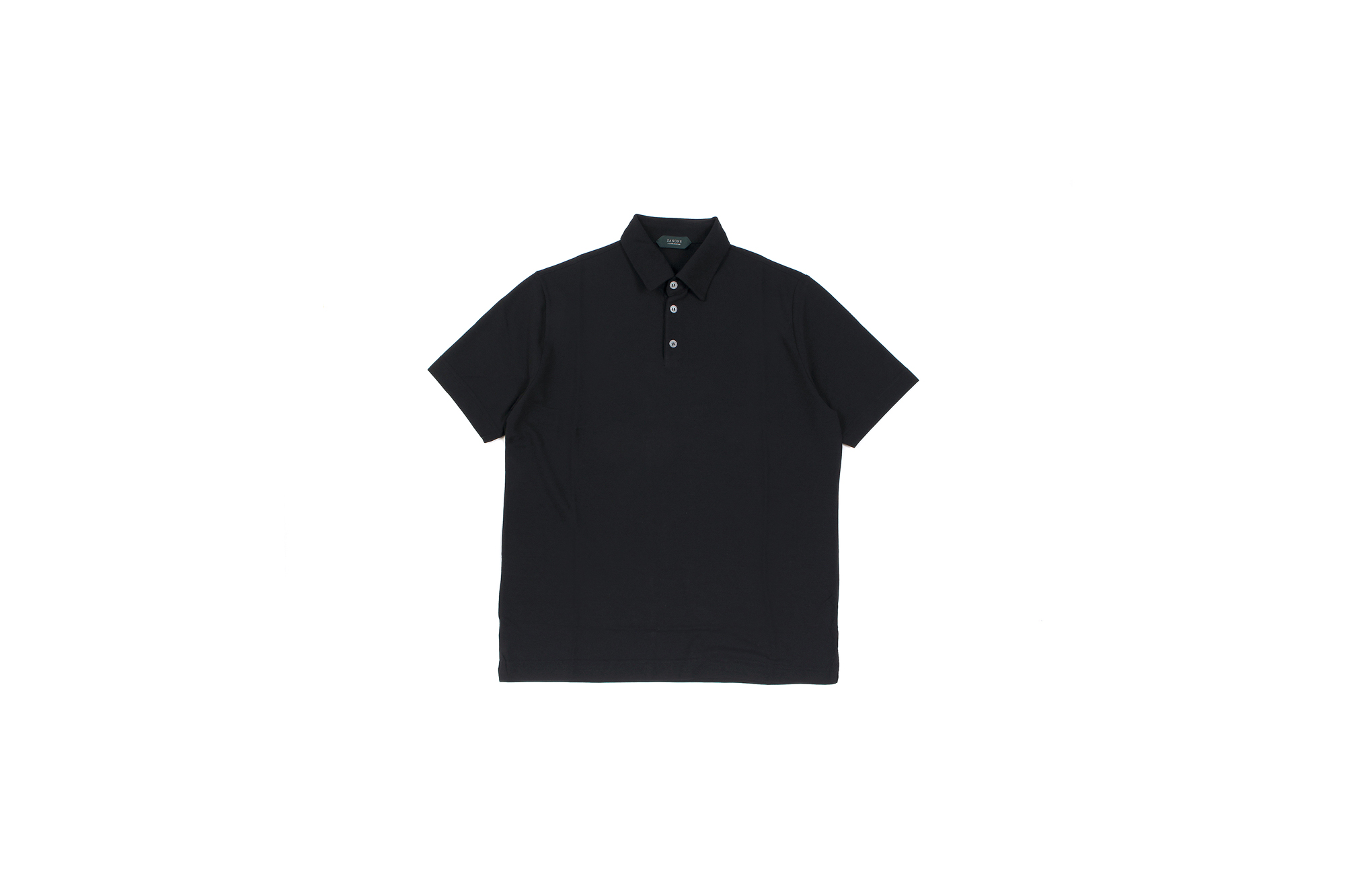 ZANONE(ザノーネ) Polo Shirt ice cotton アイスコットン ポロシャツ BLACK (ブラック・Z0015) made in italy (イタリア製) 2020春夏新作 愛知 名古屋 altoediritto アルトエデリット