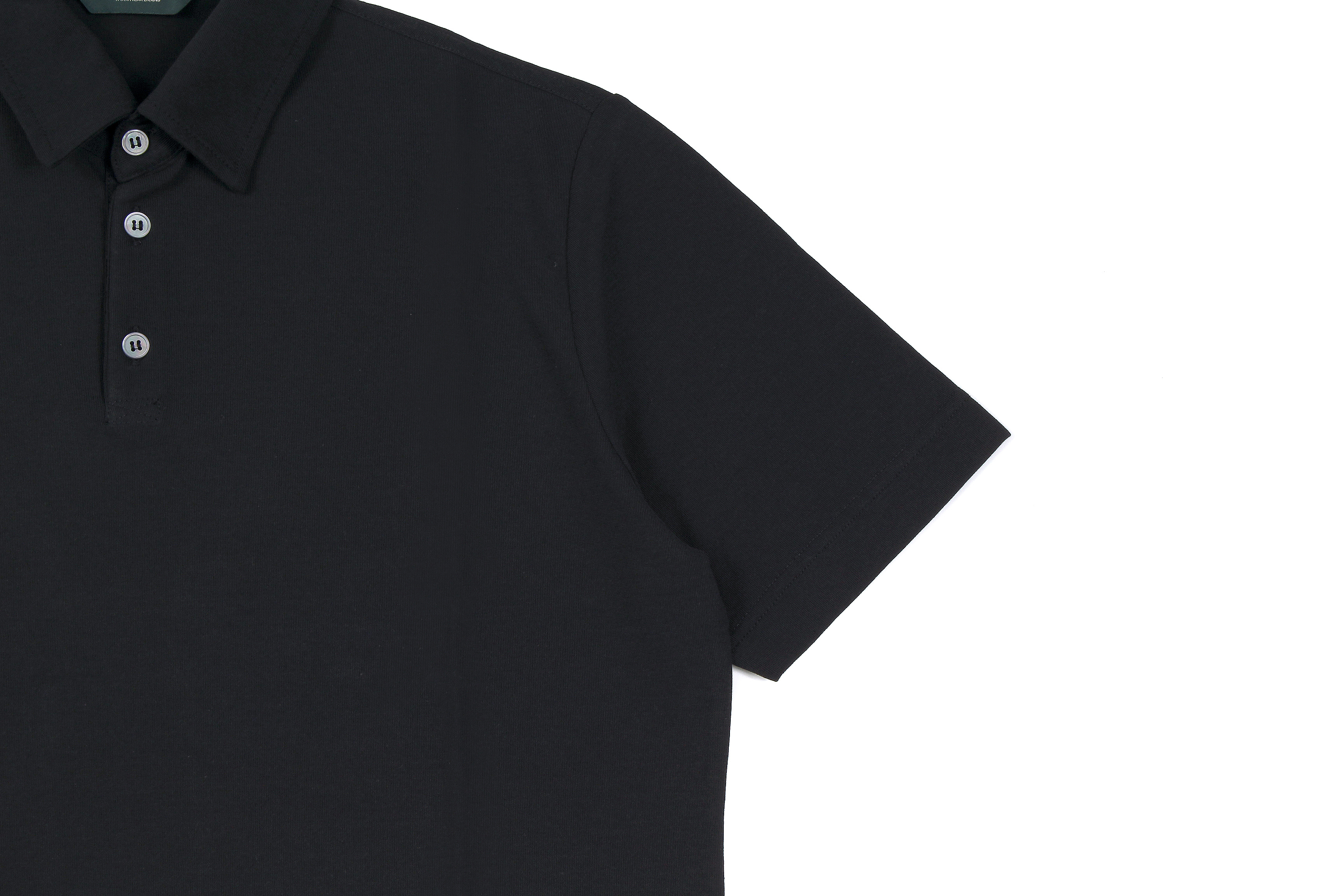 ZANONE(ザノーネ) Polo Shirt ice cotton アイスコットン ポロシャツ BLACK (ブラック・Z0015) made in italy (イタリア製) 2020春夏新作 愛知 名古屋 altoediritto アルトエデリット