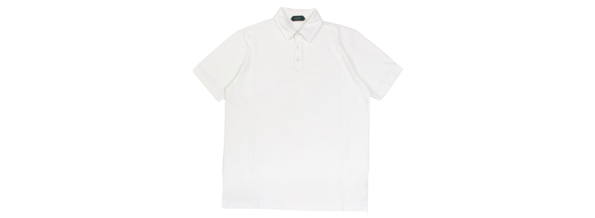 ZANONE(ザノーネ) Polo Shirt ice cotton アイスコットン ポロシャツ WHITE (ホワイト・Z0001) made in italy (イタリア製) 2020春夏新作 愛知 名古屋 altoediritto アルトエデリット