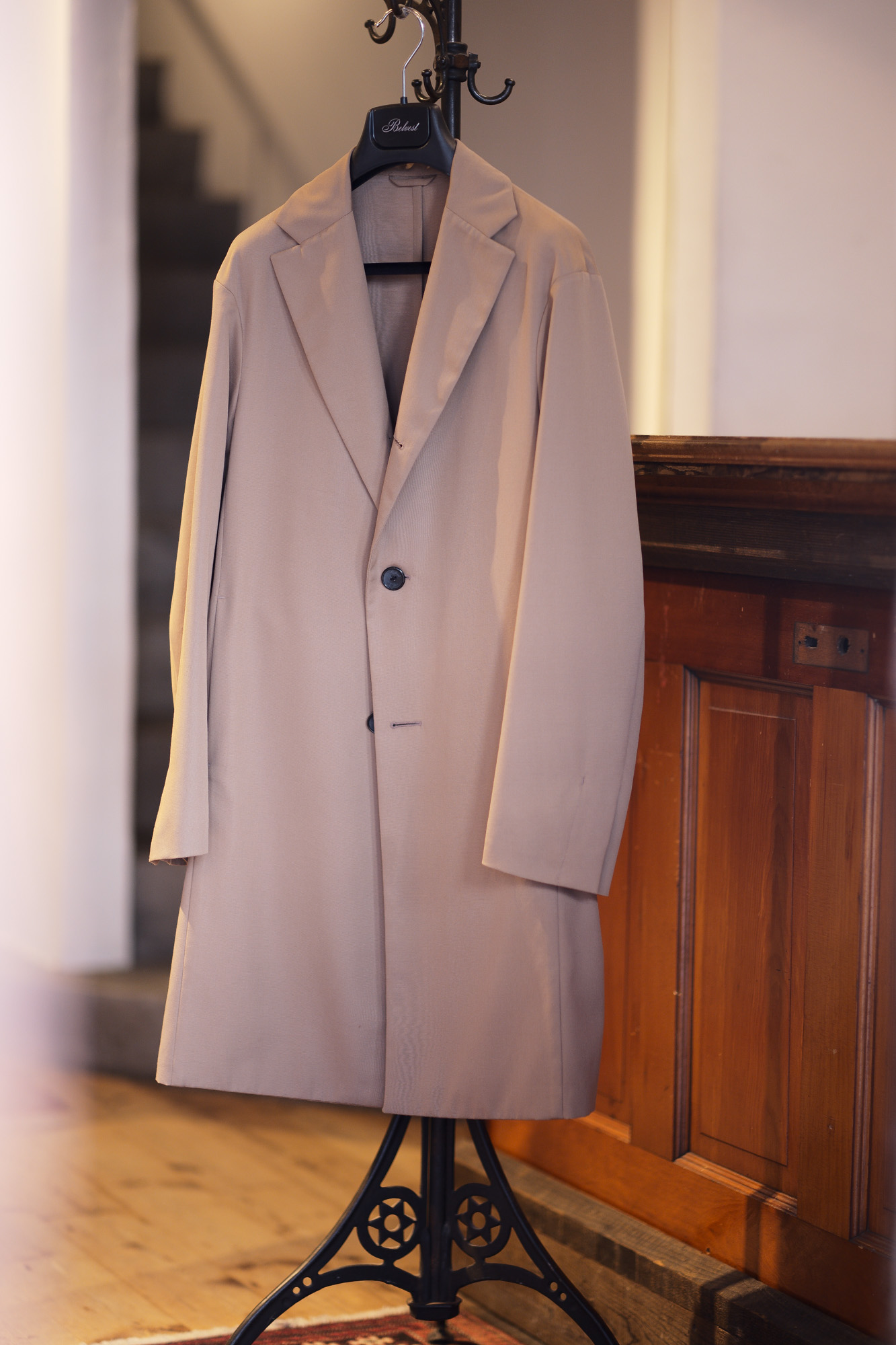 BELVEST (ベルベスト) Capsule New Chester Coat コットンウールギャバジン チェスターコート BEIGE (ベージュ) Made in italy (イタリア製) 2020 春夏新作 愛知 名古屋 altoediritto アルトエデリット