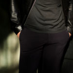 cuervo bopoha (クエルボ ヴァローナ) Sartoria Collection (サルトリア コレクション) Brad (ブラッド) WASHABLE 2WAY SUPER COMFORT NYLON ウォッシャブル ストレッチ ナイロン スラックス BLACK (ブラック) MADE IN JAPAN (日本製) 2020 春夏 【ご予約受付中】のイメージ