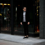 cuervo bopoha(クエルボ ヴァローナ) Sartoria Collection (サルトリア コレクション) Rooster (ルースター) STRETCH Corduroy ストレッチコーデュロイ スーツ BLACK (ブラック) MADE IN JAPAN (日本製) 2020 【ご予約受付中】のイメージ