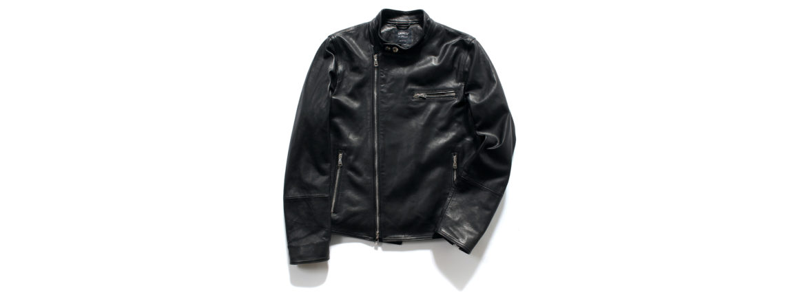 EMMETI(エンメティ) JOSEPH (ジョセフ) Lambskin Nappa Leather ラムナッパ レザー ダブル ライダース ジャケット NERO (ブラック) Made in italy (イタリア製) 2020 春夏新作 【第2便ご予約受付中】【2020年4月下旬入荷分】愛知 名古屋 altoediritto アルトエデリット レザージャケット