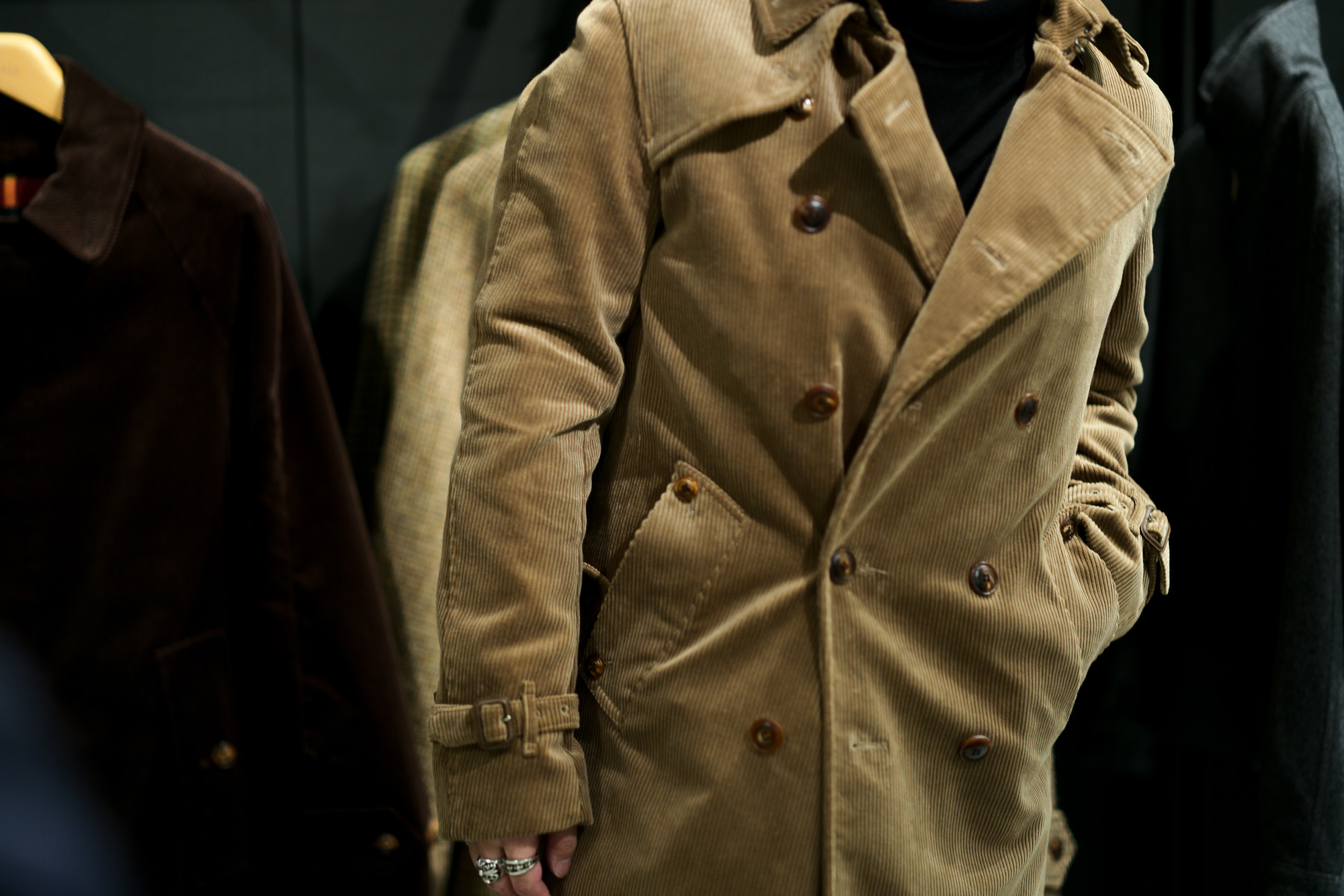 GRENFELL /// 273-21110 Ken2Long CORDUROY TRENCH COAT BEIGE・33 , DARK BROWN・38 2020 AW グレンフェル コーデュロイトレンチコート ベージュ・33 ダークブラウン・38 愛知 名古屋 altoediritto アルトエデイリット