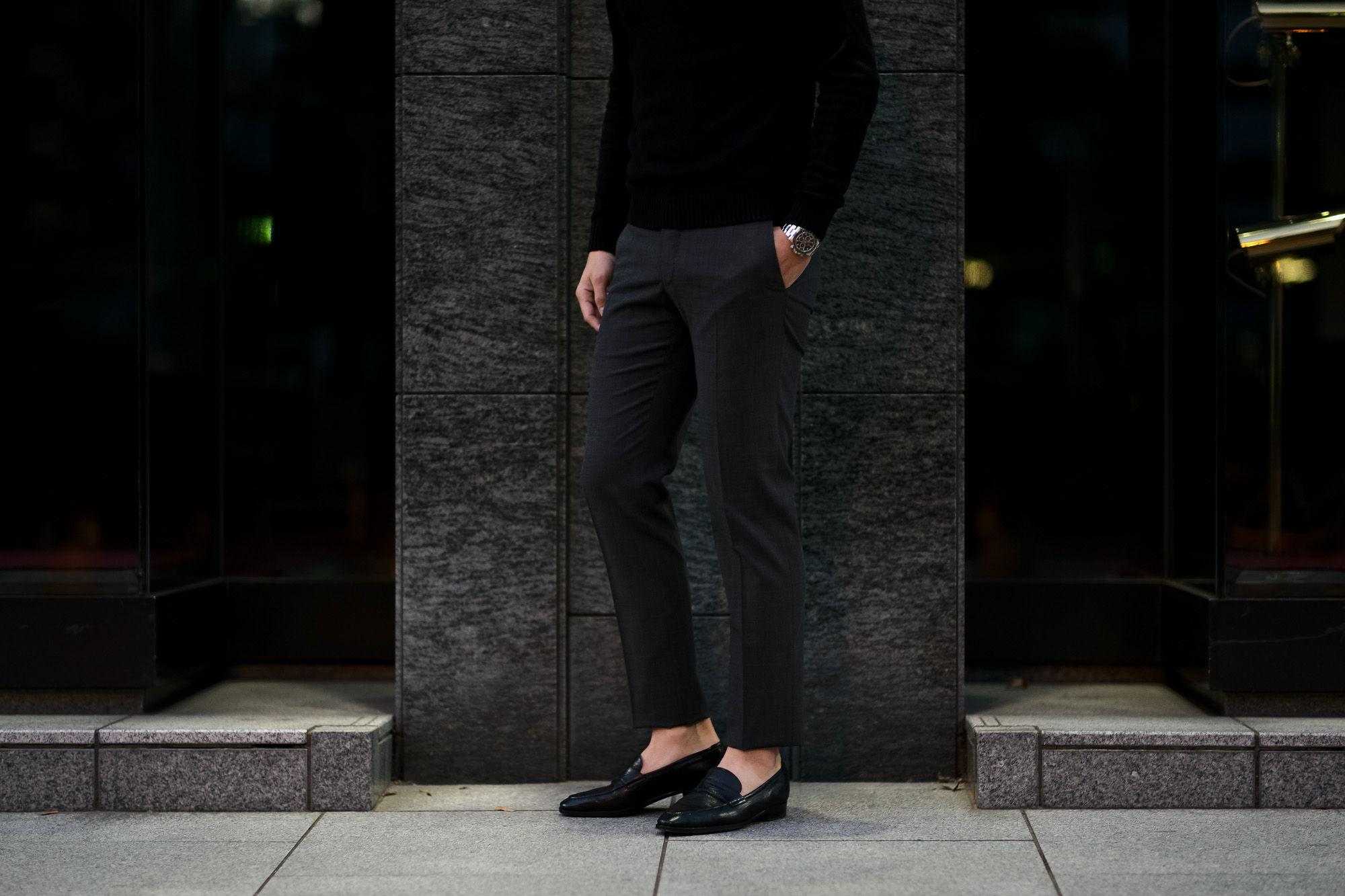 INCOTEX (インコテックス) N35 SLIM FIT (1NT035) URBAN TRAVELER (アーバントラベラー) TROPICAL TECHNOWOOL 撥水 ウォッシャブル トロピカル サマーウール スラックス CHARCOAL GRAY (チャコールグレー・920) 2020 春夏 【ご予約受付中】 愛知 名古屋 altoediritto アルトエデリット
