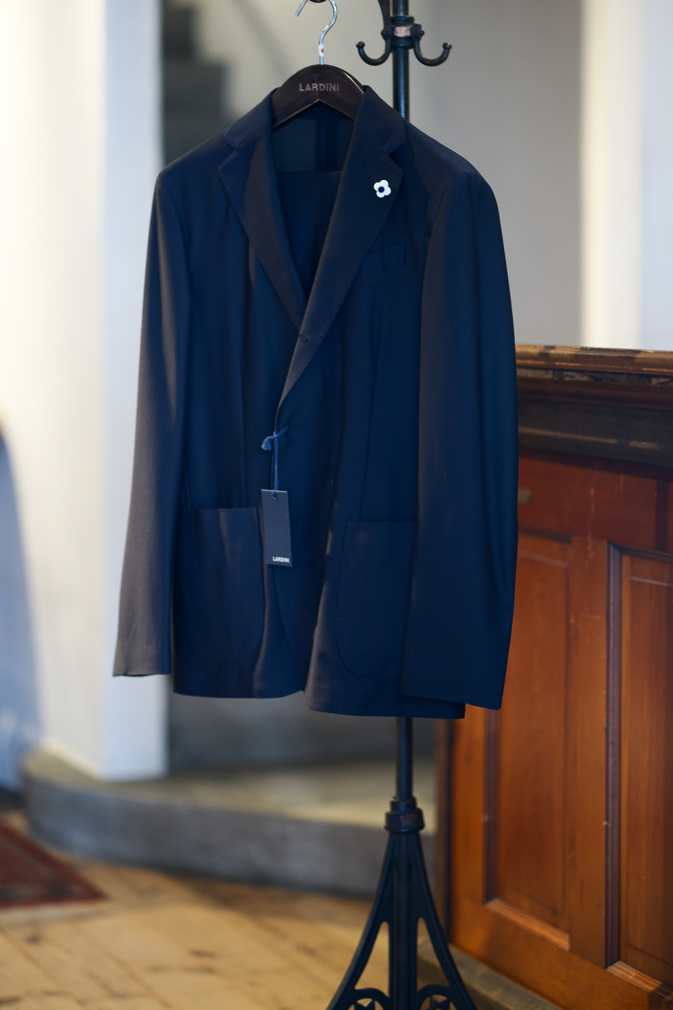 LARDINI (ラルディーニ) EASY WEAR (イージーウエア) Pakkaburu Suit パッカブル サマージャージ スーツ NAVY (ネイビー・1) Made in italy (イタリア製) 2020 春夏新作 愛知 名古屋 altoediritto アルトエデリット 