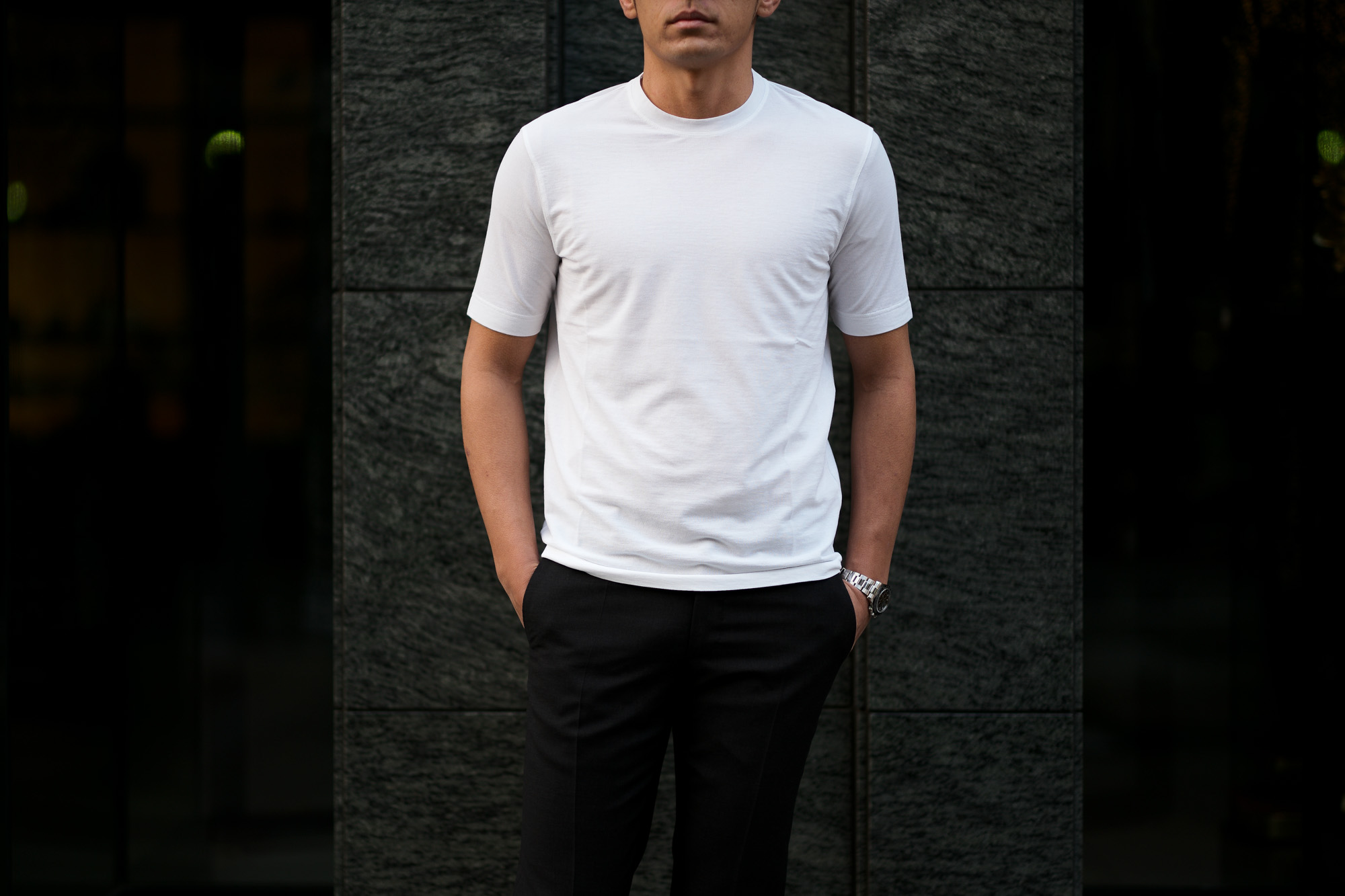 ZANONE(ザノーネ) Crew Neck T-shirt (クルーネックTシャツ) ice cotton アイスコットン Tシャツ WHITE (ホワイト・Z0001) MADE IN ITALY(イタリア製) 2020 春夏 【ご予約受付中】愛知 名古屋 altoediritto アルトエデリット tee 夏Tシャツ