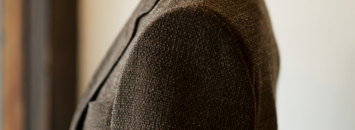 BELVEST (ベルベスト) CAPSULE SINGLE BREASTE JACKET 2PATCH WOOL SLAB COMFORT ストレッチ サマーウールスラブ ジャケットBROWN (ブラウン) Made in italy (イタリア製) 2020 春夏新作 愛知 名古屋 altoediritto アルトエデリット