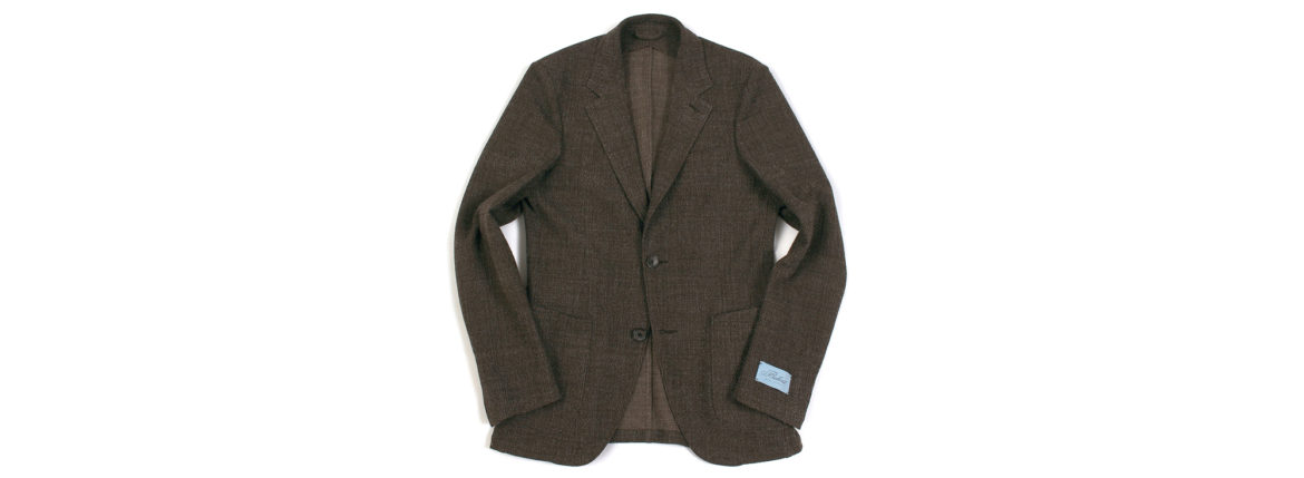 BELVEST (ベルベスト) CAPSULE SINGLE BREASTE JACKET 2PATCH WOOL SLAB COMFORT ストレッチ サマーウールスラブ ジャケットBROWN (ブラウン) Made in italy (イタリア製) 2020 春夏新作 愛知 名古屋 altoediritto アルトエデリット